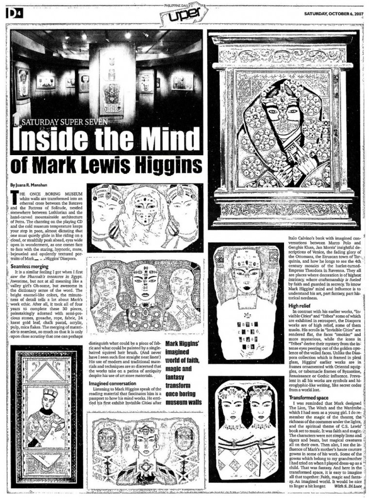 Inside the Mind of Mark Lewish Higgins